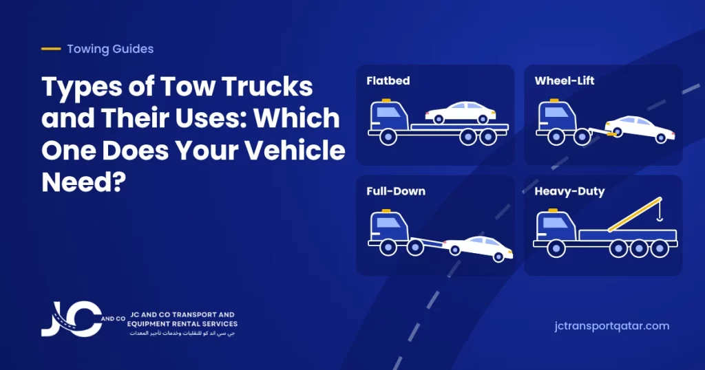 Types of Tow Trucks and Their Uses: Which One Does Your Vehicle Need?